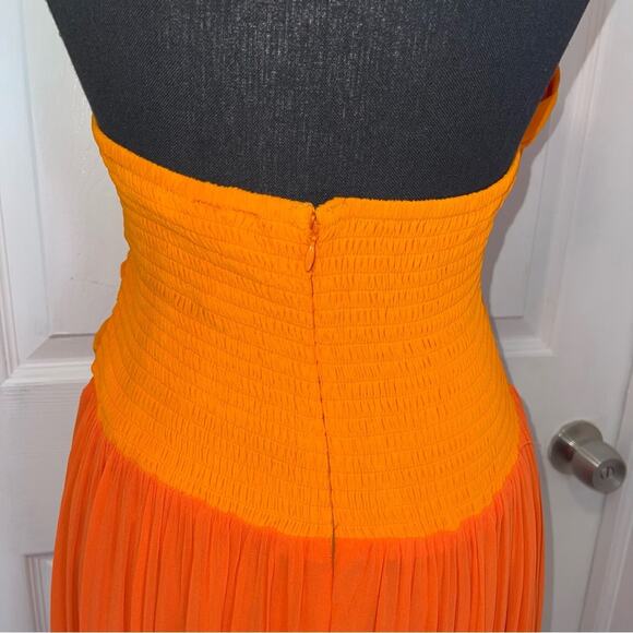 FARM RIO Warm Color Blocking Maxi Dress - Picture 10 of 13